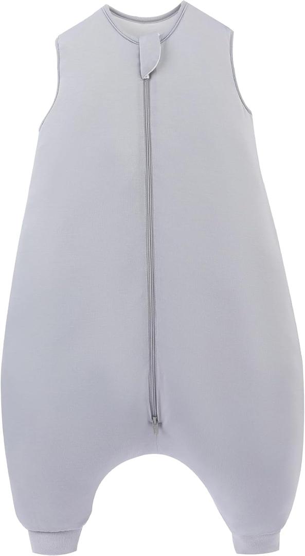 PurComfy Supersoft Toddler Sleep Sack with Feet 1.0 TOG Premium Bamboo Viscose Sleep Bag Walker with Legs 12-18-24-2t-4t-5t