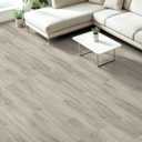 Art3d 24-Pack Click-Lock Wood SPC Floor Planks, 24 x 6 Inch, Light Grey Oak | Premium Vinyl, Waterproof, Interlocking, Wood Textured, Fade Resistant, Tool-Free, Ideal for Bedroom, Living Room, Kitchen
