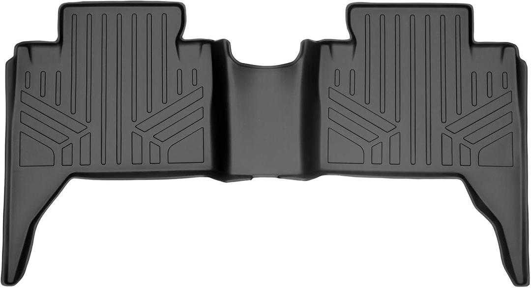 SMARTLINER Custom Fit Floor Mats 2nd Row Liner for 2016-2017 Toyota Tacoma