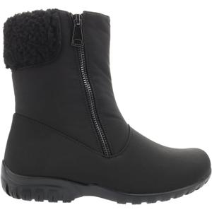 Propet Womens Dani Mid Zippered Snow Casual Boots Mid Calf - Black (8.5 X-Wide)