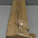 Wood Curtain Rods for Windows 48 to 84 Inch, 1 Inch Heavy Duty Curtain Rods with Imitation Wood Grain Finials, Boho Adjustable Drapery Rod, Decorative Farmhouse Rustic Single Window Curtains Rod