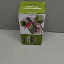 Ourokhome Mandolin Slicer for Kitchen Food, Hand Safe Vegetable Shredder with 6 Mandoline Blades, Veggie Waffle Cutter for Potato, Carrot, Zucchini, Onion, Essential Kitchen Gadgets (6 in 1, Gray) (Green)