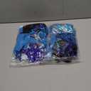 Sequin Skirts for Women (Waist/Bust Under 31.5"), Sparkly Skirts for Girls 2 Piece Set, Tassel Skirt for Kids, 2pack (Silver-blue-black)