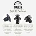 30PCS 3 in 1 Retainer Clip Assortment Compatible for Honda & Acura 10PCS Each of 91501-TR0-003, 91505-TM8-003, 90682-SEA-003 Interior Door Trim, Fender, Bumper Push-Type Fasteners