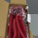 Electric Heated Foot Warmer Soft Flannel Foot Heater with 2h Auto Off & 3 Heat Levels Full Body Use Heating Pad for Feet, Abdomen, Cramps, Pain Relief Pocket Design 16" x 22" Red