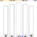 EZVALO 5Pack Under Cabinet Lighting, 4000mAh Rechargeable Motion Sensor Light, 16.5inch Magnetic Closet Lights with Dimmable & 3 Color Temps, Wireless Motion Activated Lights with Remote for Kitchen