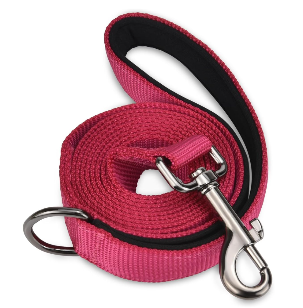 AUDWUD Soft Padded Handle Dog Leash,Relieve Hand Pressure;Portable,Strong,High Tensile Strength,Suitable for Small and Medium Sized Dog Walking Leash