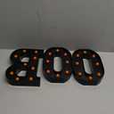 Halloween Decor, 3 LED Light Up Marquee Letters Boo Sign, Cute Fall Halloween Decorations For Party, Tabletop, Mantel, Kitchen, Bathroom, Bedroom, Desk, Window, Porch, Office, Wall, Fireplace, Home, Indoor, Outdoor