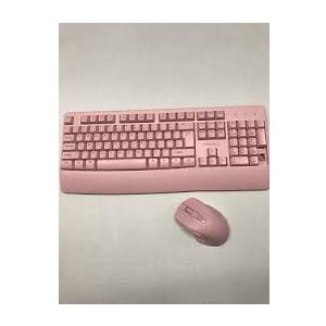 Wireless Keyboard and Mouse Combo, Reccazr 2.4G Full-Sized Keyboard and Mouse Cordless, 3 DPI Adjustable Mouse, Dual-System Keyboard for Computer/Laptop/Windows/Mac (Pink)