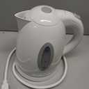 OVENTE Electric Kettle, 1.7L Fast Boiling Water Heater for Coffee or Tea, BPA Free with Water Level Gauge, Auto Shut-Off, Boil-Dry Protection, Indicator Light and Removable Filter, White KP72W