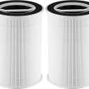 Kymucolvin 2Pack P200S/G200S Filter Replcement Compatible with Welov P200S/P200 Pro and G200S/G200 Air Purifier,Part# P200S/P200 Pro/G200S/G200,3-in-1 Ture Activated Carbon Filter