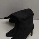 CELLENZ Womens Knee High Boots: 3.54 In Stiletto Heel, Wide Calf Tall Boots, 2025 Fall Fashion Trendy Heel Boot for Party, Night out, Date, Dancing (8, Black Suede)