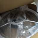 20 Inch Ceiling Fan with Light and Remote Dimmable Low Profile Ceiling Fan
