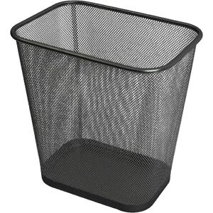 Ybmhome Steel Mesh Rectangular Open Top Waste Basket Bin Trash Can for Office Home 8x12x12 Inches 1103s (1, Black)