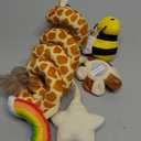 Stuffed Spiral Car Seat Baby Toys 0-6 Months, Infant Carseat Sensory Toys Hanging Stroller Accessories, Newborn Christmas Shower Gifts for Baby Boys Girls Essentials | Cute Colorful Giraffe