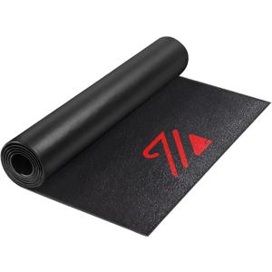 BUCKLOS Treadmill Mat for Hardwood Floors/Carpet/Tile 6mm Thick - Exercise Equipment Mats for Peloton/Nordictrack Indoor Cycling Under Floor/Hard Wood/Concrete Protect