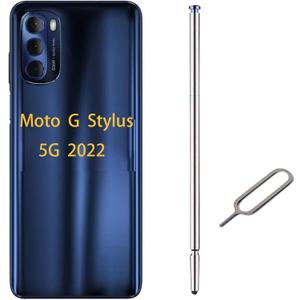 Blue for Moto G Stylus 2022 Pen Stylus Pen Replacement Parts for Motorola Moto G Stylus 5G (2022) XT2215-1, XT2215-4, with Free Sim Eject Pin Needle