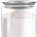 Masthome 1 Gallon Glass Jar with Lid,Large Glass Cookie Jar,Wide Mouth,Dishwasher Safe,Large Clear Jar,Storage Containers with Lids For Flour,Nuts,Cookies,Snacks