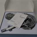 MakeFit Dual Handheld Shower Head Combo, 2-in-1 Rain Shower Heads System 8 Inch Rainfall Shower Head and 10 Modes High Pressure Hand Held Showerhead with Built-in Power Wash (Chrome)