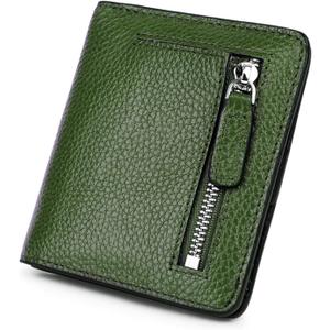 AINIMOER Small Leather Wallet for Women, Ladies Credit Card Holder RFID Blocking Women's Mini Bifold Pocket Purse