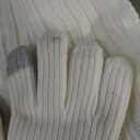 Coolprince Womens Long Scarf Gloves and Hat Set Cold Weather Hat Scarf Glove Set for Women Winter Beanie Hats with Pom Pom (One Size, White)