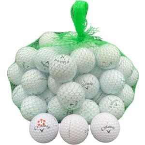 Golf Ball Planet 50 Pack Used Golf Balls for Callaway (White 5A / Mint)