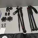 Collapsible Trekking Poles 2 Pieces Retractable From 24" To 53"