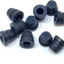 Set of Bleed Bleeder Air Valve Screw Rubber Nipples Dust Caps for Brembo Front/Rear Brake Caliper on Aprilia, BMW, Ducati, KTM, Moto Guzzi