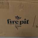 TIKI Reunion Fire Pit Heat Deflector & Screen with Poker Outdoor Fire Pit Accessories for More Warmth & Safety Spark Protector & Ember Guard for Even Heat Distribution Durable Metal Design
