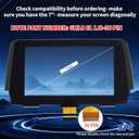 TsuperU Touch Screen Digitizer Replacement for GML8611J0 36-Pin 2015 2016 Mazda 6 Radio Screen, Anti-Glare Glass Touchscreen No Whitening or Fogging fit Mazda 6 Display OEM Navigation System