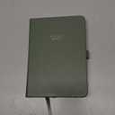 2026-2027 Monthly Planner, Jan 2026 - Dec 2027, Pocket Size (4.3" x 5.9"), 2026-2027 Calendar, 24 Self-adhesive Monthly Tabs, Leather Hardcover, 100 GSM Thick Paper (Light Green)