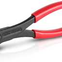 Bates Nail Puller - Cat's Paw Nail Puller & Remover, End Cutting Pliers, Staple Puller, Carpenter's Tool (7", 1 Pack, Red)