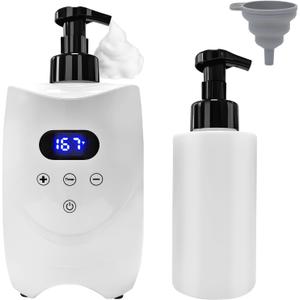 Hot Lather Machine for Shaving Professional Lather Maker for Men Face Shaving with 2 * 500ml Foam Bottle Large Capacity Shaving Foam Machine Warmer for Home Salon Barber Shop33