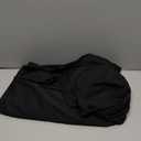 Nasitos 2 Pack Spandex Fitted Black Tablecloth for 4 Foot Tables-Open Back Folding Table Cover Washable Fabric Stretch, Tight and Wrinkle Resistant Table Protector for Trade Show, Craft Show, Events