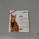 Cat Harness and Leash for Walking Escape Proof Soft Adjustable Cat Leash Breathable Comfortable Vest Easy to Wear Kitten Harness for Outdoor Travel Black M (M (13-18lb))