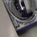 HOPOPRO 7-Setting Handheld Shower Head with Built-in Power Wash, Polished ABS Chrome, 71-Inch Stainless Steel Hose, 360 Rotatable Brass Overhead Bracket, Anti-Leakage Teflon Tape