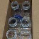 DECADORN 12 oz Plastic Juice Bottles With Caps - 6 Pack MADE IN USA Juicing Bottles Reusable - Juice Container For Fridge - Shatterproof, BPA-Free, Leak proof, Disposable & Recyclable