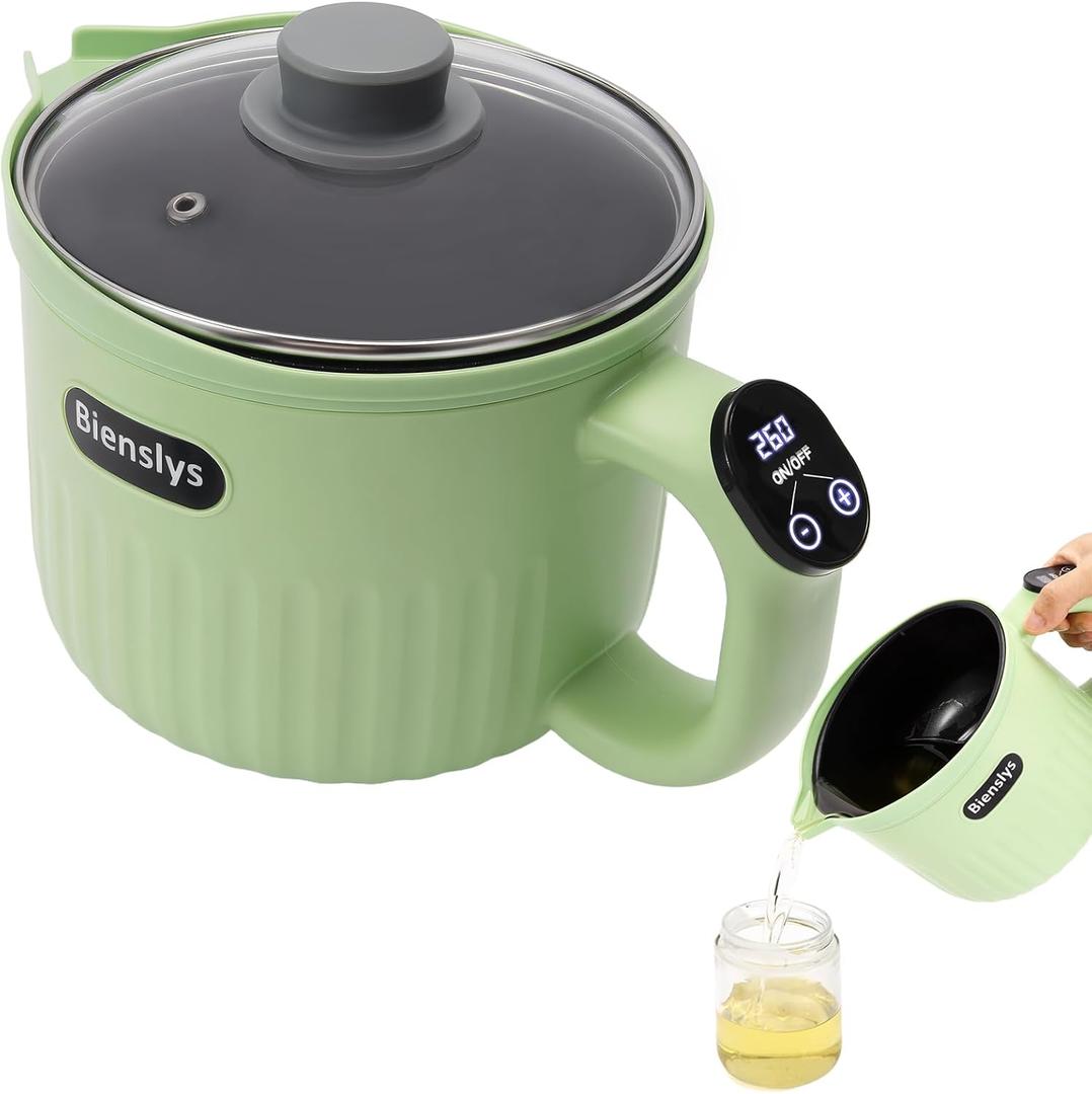 1.6QTs Electric Wax Melter Pot with Digital Touchscreen - Non-Stick Coating & Precise Temperature Control (120F-260F) - Perfect for Candle Making, Soap Crafting, Wax Melts & DIY Art Projects