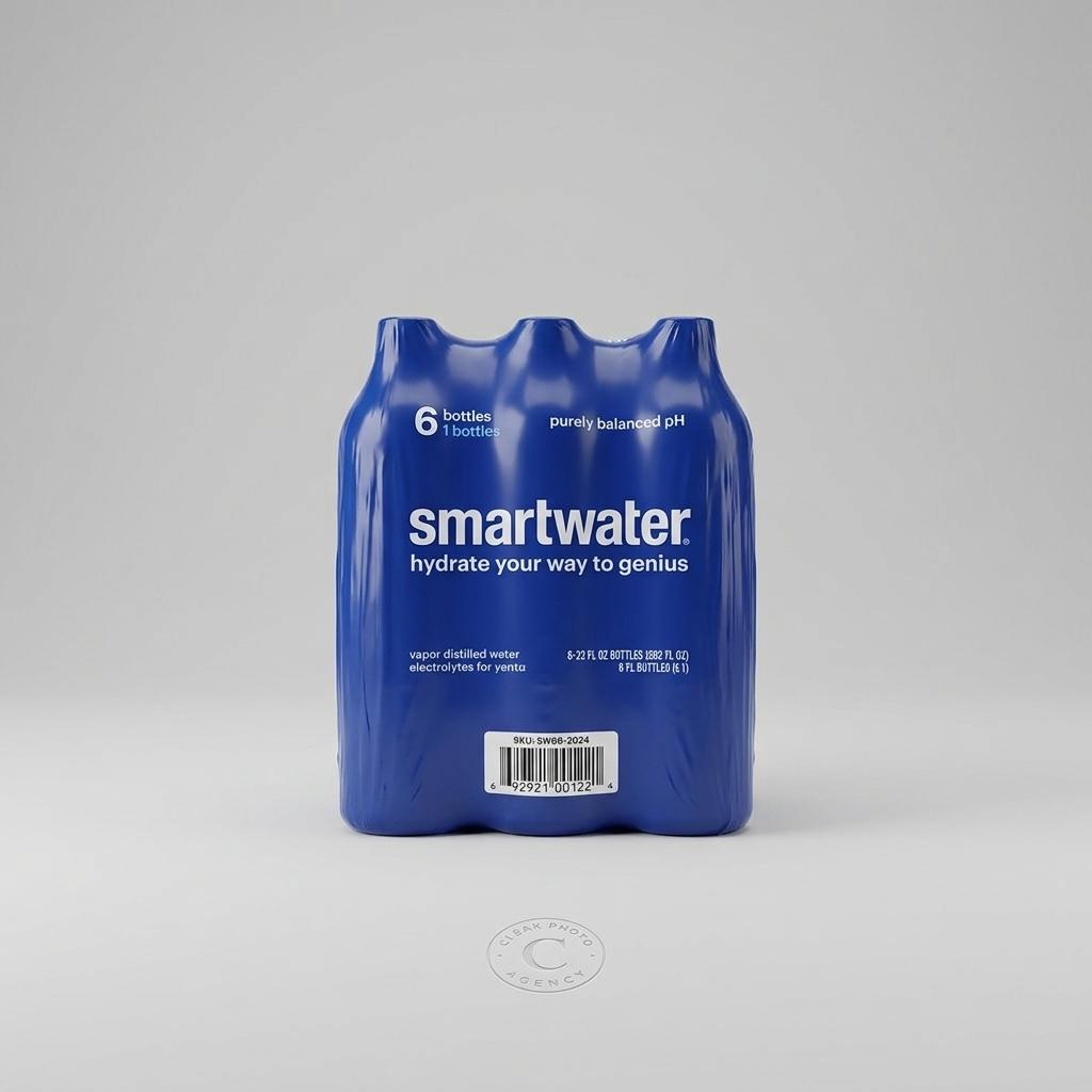smartwater Vapor Distilled Water Bottles 8fl oz, 6 Bottles