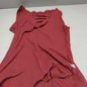 Sarin Mathews Womens Tank Tops Summer Sleeveless Shirts Criss Cross Casual Basic Tee Shirts Tops Blouses Red (Size Large)