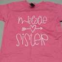 Big Sister Middle Sister Little Sister Toddler Girl Matching T-Shirt Size XS