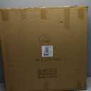 LORMITER Industrial Bar Carts for The Home Bar Serving Cart, Rolling Bar Cart Black with Lockable Caster Wheels, Glass Bar Carts with 2 Mirrored Shelves, Storage Wine Carts for Kitchen, Party