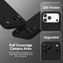 Magnetic for iPhone 17 Pro Case, Compatible with MagSafe, [Full Camera Protection][Screen Protector] Silicone Shockproof Protective Phone Case for iPhone 17 Pro 6.3", Black