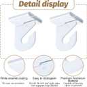 60 Pairs Drop Ceiling Hooks for Classrooms & Offices, Drop Ceilings Hook for Hanging Hook Grid Hangers Ceiling Hooks for Classroom Hangings Plants & Deco Grid Office Stores Wedding