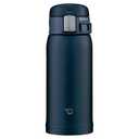 Zojirushi SM-SF36-AD Water Bottle, Direct Drinking [One-touch Open] Stainless Steel Mug, 12.2 fl oz (360 ml), Navy