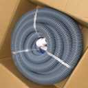 Pool Vacuum Kit Swimming Pool Vacuum Head with 1-1/2" x 30 ft Hoses Flexible Head with Wheels and 14 '' Cleaning Brush for Inground Swimming Supplies (with Bristles)