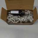 JMEXSUSS Connectable 100 LED Blue Christmas Lights Clear Wire, 8 Modes Blue Christmas Tree Lights Indoor Outdoor Plug in, 33ft Fairy String Lights for Christmas Tree, Xmas, Party, Garden