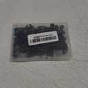 MewuDecor #10 x 3/4" Wood Screws Truss Head Fast Self Tapping Screws, Black Finish, Alloy Steel, Count of 100