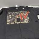 MTV Rock n Roll Music Hard Heavy Metal Skull Guitar Vintage T-Shirt