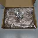 WILLBOND 36 Pieces Christmas Poinsettia Glitter Faux Flowers Christmas Artificial Flowers Tree Ornaments Topper Xmas Decorations(Champagne)